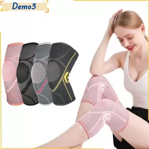 Nẹp đầu gối, Miếng đệm đầu gối màu xám đen Hồng M L XL, Hỗ trợ khớp nối bảo vệ đầu gối bằng vải Polyester Nylon