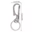 ECK 1 Hợp Kim Titan Carabiner Đa Năng Móc Khóa Ngoài TrờiWaist Treo Dây Xích Vòng Bule Bia Dụng Cụ Mở Chai HOT