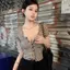 Áo sơ mi ngắn tay sọc màu tương phản gợi cảm dành cho nữ mùa hè Phong cách mới Slim-fit Áo Cardigan ngắn nhỏ