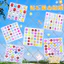 Trẻ em Trẻ em Nhãn dán kim cương Handmade DIY Đồ chơi trang sức xuyên biên giới Acrylic Nhãn dán kim cương Handmade DIY Trẻ em 3d Trang trí ba chiều 12mm Nhãn dán tròn tình yêu Bán buôn kim cương