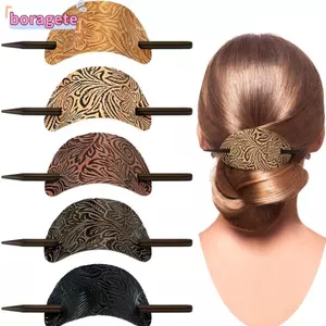 BORAGETE Tóc Barrette Nữ Bé Gái Đuôi Ngựa Giữ Dính Tóc Trượt Da Dây Buộc Tóc