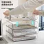 Ins Trong Suốt Để Bàn Tập Tin Vuông Kệ Quản Lý Sách Văn Phòng Giấy Acrylic Hộp Bốn Lưới IKMH