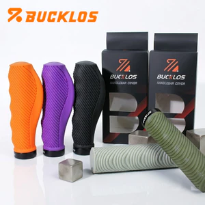 BUCKLOS MTB Tay Cầm Cho Xe Đạp Chất Liệu TPR Hấp Thụ Sốc Công Thái Chống Trơn Trượt Tay Cầm MTB Cho Xe Đạp Leo Núi Tay Cầm