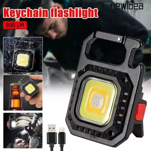 Đèn làm việc bỏ túi NEWIDEA, Đèn pin LED sạc USB hợp kim nhôm, Đèn cắm trại đa chức năng Mini 800 Lumens chất lượng cao ngoài trời