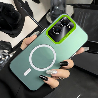 Ốp Lưng Cho XIAOMI POCO X7 PRO POCO X7 2025 Vỏ Điện Thoại Vỏ Cứng Chống Sốc Thiết Kế Mới Thẩm Mỹ Mờ Từ Tính Cho Bé Gái Màu Tím Dễ Thương CYBS3