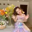 Váy đính cườm công chúa nàng tiên cá cho bé gái (100-140)