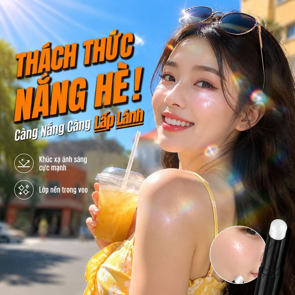 ⚡Bút tạo khối mắt tự nhiên siêu sáng |Stick highlighter kim cương lấp lánh bền màu |Bút mắt lâu trôi tự nhiên không nhòe