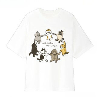 COD (Giao hàng trong 24 giờ) Áo Thun Nam Nữ Cartoon Basic Minimal Local Brand #1048