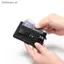 # HB # Rfid Đựng Thẻ Tín Dụng Ví Nam Sang Trọng Nylon Mỏng Ví Dây Kéo Chìa Khóa Hộp Đựng Thẻ Nam Ví Đựng Tiền Xu Có Carabiner.