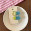 SHUPUN 2 Kẹp Tóc Trái Cây, Kẹp Tóc Thạch Nhiều Màu Sắc Bằng Nhựa, Kawaii Oval Y2K Đào Dâu Barrette Mũ