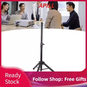 Apill Chân đế loa để bàn Nhỏ gọn Pa Stands Tam giác di động Chân máy có thể điều chỉnh cho sân khấu phòng thu Chiều cao từ 24,4 đến 47,2 inch