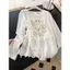 Milyfashion Seaside Wear Pure Desire Mùa Hè Phong Cách Mới In Phong Cách Nhật Bản Rời Chống Nắng Mỏng Dài Tay T L0JF