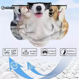 KUZHEN Ngộ nghĩnh In Hình Động Vật Có Vòng Tai & Bảo Vệ Ne Mặt nạ Quirky Dễ Thương Mùa Hè Đi Xe Đạp Mặt nạ HOT
