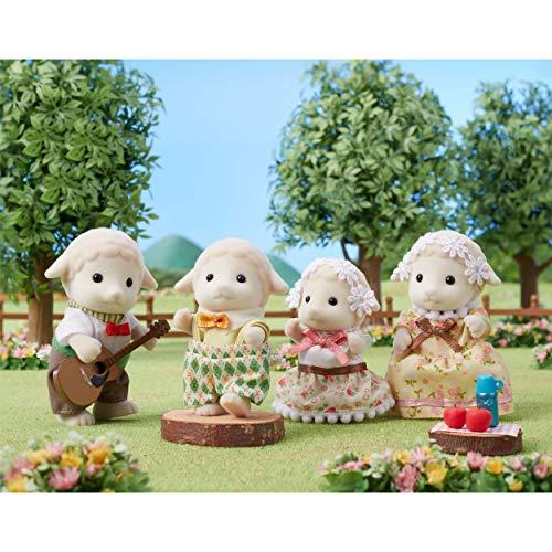 Sylvanian Families Sheep Family Doll 【FS-42】 ST Mark Certified, for ages 3 and up, Toy Dollhouse, EPOCH. Direct From Japan