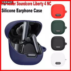 Tai nghe YRBWD, Vỏ bảo vệ tai nghe chống sốc bằng silicon, Phụ kiện tai nghe chống bụi có thể giặt màu trơn chuyên nghiệp cho Anker Soundcore Liberty 4 NC Di động
