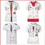 GC1 Y Tá Bác Sĩ Cosplay 3d Áo Thun Unisex Tay Ngắn Top Đồng Phục Cảnh Sát COS Casual Bông Tai Kẹp Plus Kích Thước Tee GC1