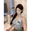 Pure Desire Thiết kế cổ chữ V Niche Gợi cảm Cổ chữ V Màu sắc tương phản Áo len dệt kim cổ chữ V mùa hè Phong cách mới hàng đầu dành cho nữ