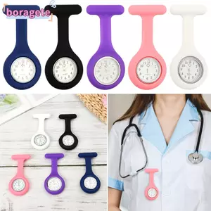 Đồng hồ y tá BORAGETE Đồng hồ đeo tay Unisex có quà tặng silicon cũ Điều dưỡng