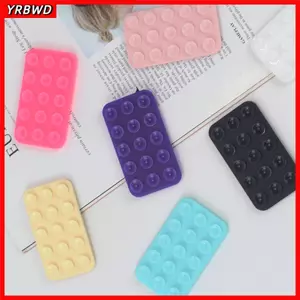 Tấm hút cao su silicon YRBWD, Tấm hút silicon đa chức năng bền bỉ, Giá đỡ cốc hút hai mặt Giá đỡ điện thoại di động