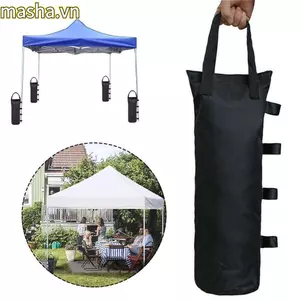 1 / 4 Lều Túi Cát, Tán Vườn Đen Chân Gazebo Chân, Di Động Có Tay Cầm Bộ Lều Tiệc Ngoài Trời