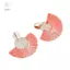 HNKMP 1 Cặp Thời Trang Phong Cách Bohemian Hình Quạt sel Tòn Ten Bông Tai Dành Cho Nữ Cô Gái Tuyên Bố Thả Bông Tai Phụ Kiện Trang Sức.