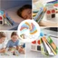 SAMO 10 Hộp Đựng Thẻ, Mini Với 10 Vòng Đựng Thẻ, Hộp Đựng Thẻ Du Lịch ABS Ngoài Trời Di Động Cho Thẻ Yoto