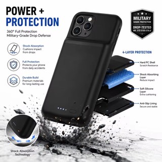 [JLK] Pin dự phòng ngoài trời 7000mAh Vỏ sạc silicon mềm di động cho IPhone Air 17E 16E 18 16 ProMax 15 14 Plus 13 12 11 XSmax 8 7 6 Full Series