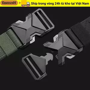 ESSENCEH Dây thắt lưng phát hành nhanh, Thắt lưng vải nam dày thoáng khí, Thắt lưng bảo hộ lao động đa chức năng ngoài trời