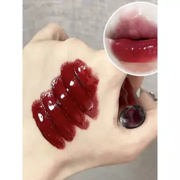 son bóng chính hãng Son Bóng Màu Đỏ Nước Thủy Tinh Môi Gương Đỏ Berry Màu Mã Não Son Môi Dưỡng Ẩm Giá Rẻ Làm Trắng Sinh Viên Bóng