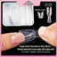 MYPANDA Ứng dụng nhanh Móng tay Oril Sandwich Hình thức kép 60 chiếc Khuôn hoàn hảo cho Qui Nail Salon Sử dụng.