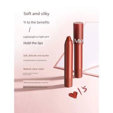son bóng chính hãng son bóng Dream Makeup Velvet Lipstick Crayon Lipstick Soft Matte No. 15 màu Classic [Có hiệu lực đến 2026.8.20]