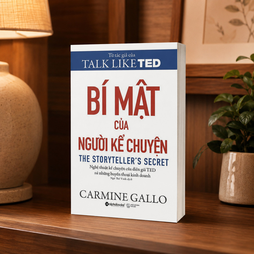 Sách - Bí Mật Của Người Kể Chuyện - Carmine Gallo (Alpha Books)
