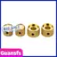 Guansfs 2 Bộ Núm điều khiển đồng tâm kép Điều khiển âm lượng hòa trộn dạng vòm xếp chồng lên nhau cho Guitar điện và Bass (Đen)