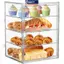 MAKY Chống Bụi Acrylic Display Case Store Món Tráng Miệng Bánh Thực Phẩm Bánh Ngọt Bánh Mì Hiển Thị Ra Mù Hộp Bảo Quản VN