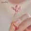 AqToCna Phong Cách Trung Hoa Cưới Màu Vàng Xòe Hoa Hồng Thổ Cẩm Dành Cho Nữ Đảng Phù Hợp Với Pin Vải Handmade Phụ Kiện Trang Sức AqToCna