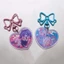 Anime Trò Chơi NEEDY GIRL OVERDOSE Mưa Ame KAnge Cosplay Móc Khóa Acrylic Trái Tim Móc Khóa Mặt Dây Chuyền Cặp Đôi Túi Phụ Kiện Chìa Khóa