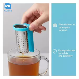 Máy khuếch tán trà bằng thép không gỉ Không độc hại Dòng chảy mịn Lỗ lưới lọc cấp thực phẩm cho gia đình Quà tặng trà lá rời thảo dược VN