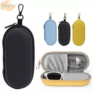 Hộp đựng kính mắt đôi NKSFX, Kính đôi đơn giản di động, Kính râm du lịch vỏ cứng bền bỉ dành cho nam giới