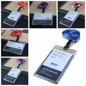 Hộp đựng thẻ ID DARON, Hộp đựng thẻ nhân viên có thể điều chỉnh, Nhân viên nhân viên có dây buộc Làm việc Thẻ ngân hàng Danh tính Thẻ tên Thẻ xe buýt sinh viên