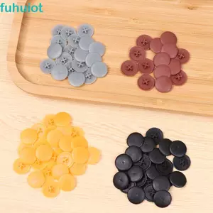 FUHUIOT Vít Gấp Snap Lỗ Móng Tay Ẩn Đẹp 100 Chiếc Bu Lông Tròn Ngoại Thất Ô Tô Nhựa Trang Trí Nhà Nắp Vít