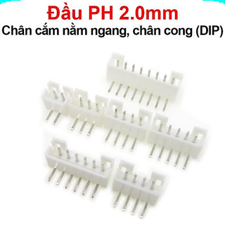 [Ưu đãi] Đầu PH 2.0mm Chân cắm nằm ngang, chân cong (DIP)