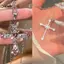 KUZHEN Thời Trang Châu Âu Và Mỹ Pháp Zircon Chữ Thập Mặt Dây Chuyền Nelace Ánh Sáng Sang Trọng Đơn Giản Cá Tính Nelace Cho Nữ Trang Sức HOT