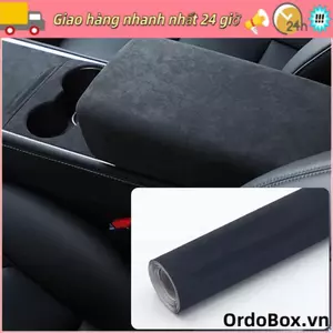 Vải Dính ORDOBOX, Sửa Đổi Nội Thất Ô Tô Màu Đen Tự Dính, Da Lộn Da Nội Thất Sofa Đổi Mới Thay Thế Sửa Chữa DIY Sticker