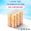 Lốc 6 lon trà Azaana KOMBUCHA vị Mơ má đào (330ml/lon) Nước Trà lên men tự nhiên