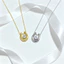 Vòng cổ zircon cao cấp ngọc trai móng ngựa dành cho nữ chống phai màu đi lại hàng ngày