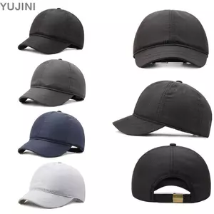 Mũ khô nhanh YUJINI, Mũ bóng chày ngắn vành có thể điều chỉnh siêu mỏng, Mũ đi xe đạp cổ điển thoáng khí thông thường Unisex