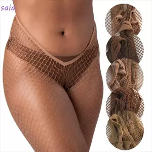 SAIA Carnival Fishnet Vớ, 5 Màu V-Cut Long Lanh Fishnet Quần, Lưới Co Giãn Nhỏ Rỗng Ra Lưới Quần Mùa Hè