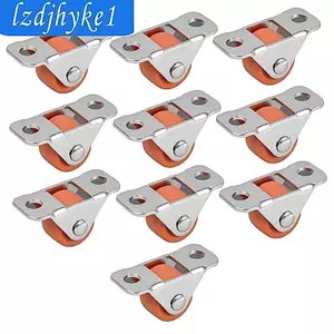 10x Mini Caster Bánh Xe Hướng Thay Thế Im Lặng Bánh Xe Nhỏ Cho Giường
