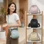 Túi đựng vỏ OLVIDO, Túi xách đeo chéo nhẹ bằng Nylon, Dây đeo có thể điều chỉnh chống nước di động Ví Mini dung tích lớn Du lịch