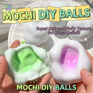 Bóng thông hơi có thể gập lại bằng nhựa thủ công - Đồ chơi giảm căng thẳng bằng gạo nếp đóng băng
